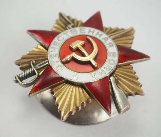 Sowjetunion : Orden des Vaterländischen Krieges, 2. Modell, 1. Klasse. - Foto 2