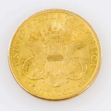 USA / GOLD - 20 Dollar Liberty Head 1895 - фото 2