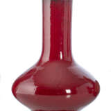 Flaschenvase mit Ochsenblutglasur - Foto 1