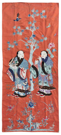 Behang mit zwei Unsterblichen "He-He Er Xian" - photo 1