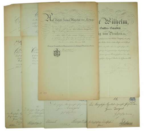 Preussen : Nachlass mit diversen Roten Adler Orden Urkunden. - фото 1
