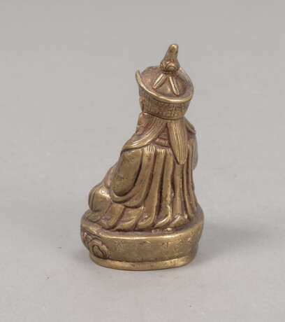 Kleine Bronze des Padmasambhava - фото 2