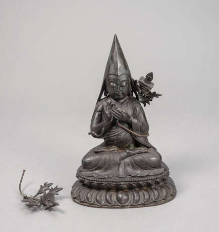 Bronze des Tsongkhapa - Foto 1