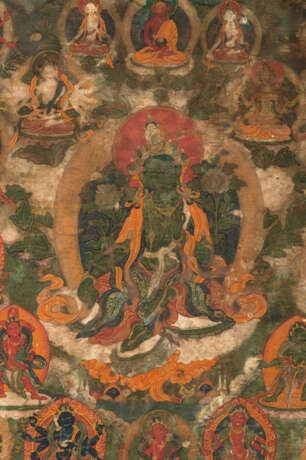 Thangka mit zentraler Darstellung der Syamatara - Foto 2