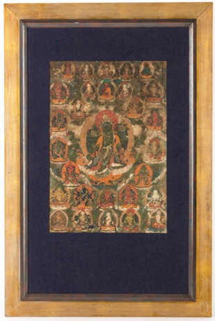 Thangka mit zentraler Darstellung der Syamatara - Foto 3