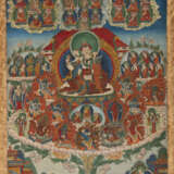 Thangka des Padmasanbhava in yab-yum - фото 1