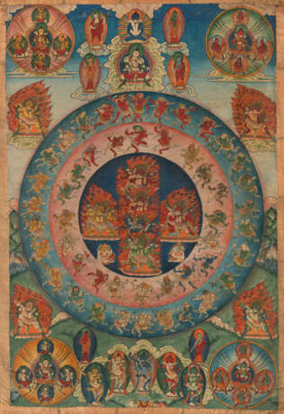 Mandala-Thangka des Heruka - photo 1