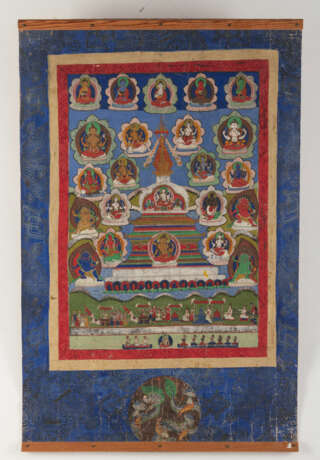 Thangka mit Darstellung einer Stupa - фото 2