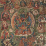 Thangka mit Darstellung des Vajradhara in yab-yum - Foto 1