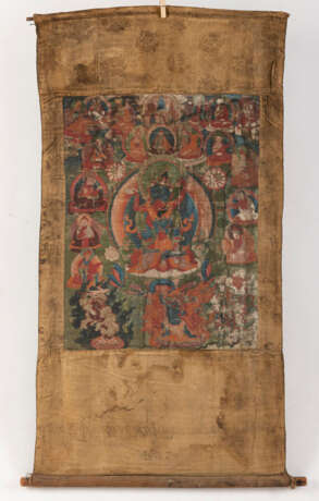 Thangka mit Darstellung des Vajradhara in yab-yum - photo 2