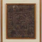 Repoussé-Reliefthangka aus Kupfer mit Darstellung von Buddhas Lebensstationen - фото 2