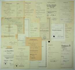 Sammlung Verwundetenabzeichen, 1939, Urkunden.