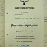 Urkundennachlass eines Oberleutnant I.R. 238 / Fliegererinnerungsabzeichen. - фото 2