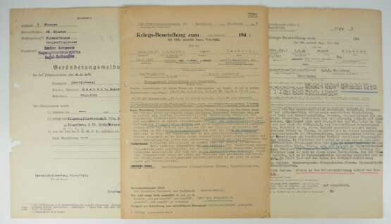 Dokumente des Oberfeldwebel August Lambert der II./ Schlachtgeschwader 2 "IMMELMANN" - erfolgreichster Abfangjäger der deutschen Schlachtgeschwader - Foto 1