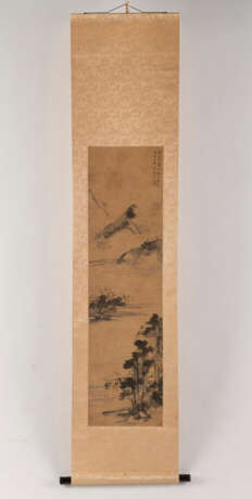 Im Stil von Mao Jike (1633-1708): Flusslandschaft im Mi-Fu-Stil, Tusche auf Papier - фото 2