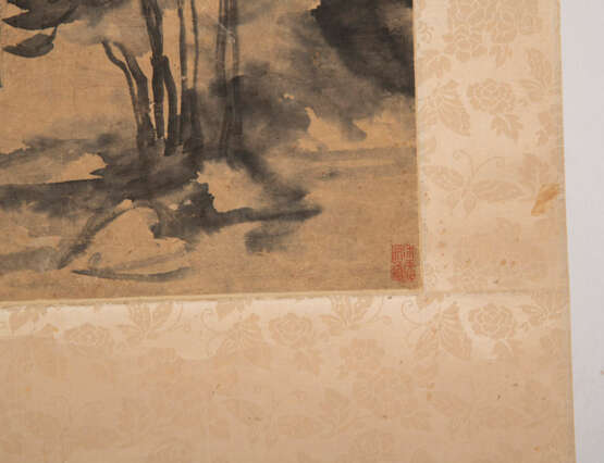 Im Stil von Mao Jike (1633-1708): Flusslandschaft im Mi-Fu-Stil, Tusche auf Papier - фото 4