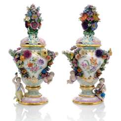 Pair Of Ornamental Vases