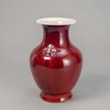 Balusterförmige Vase mit Flambé-Glasur - photo 2