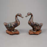 Paar Cloisonné-Enten - photo 1