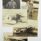 5 Fotos - Jagdflieger des 1. Weltkrieges - Großformat. - photo 1
