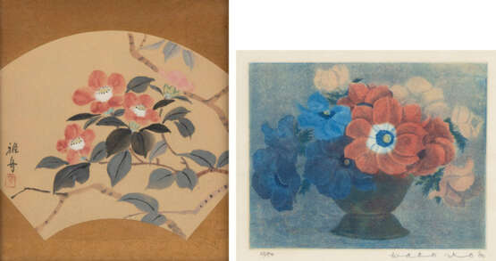 Zwei Drucke mit floralen Darstellungen - фото 1