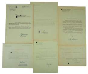 Dokumente aus dem Nachlass des Ritterkreuzträgers SS-Brigadeführer August Wilhelm Trabandt.