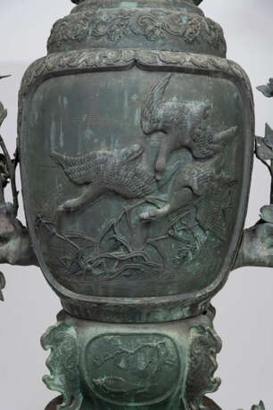 Monumentale Bronze-Vase - photo 5