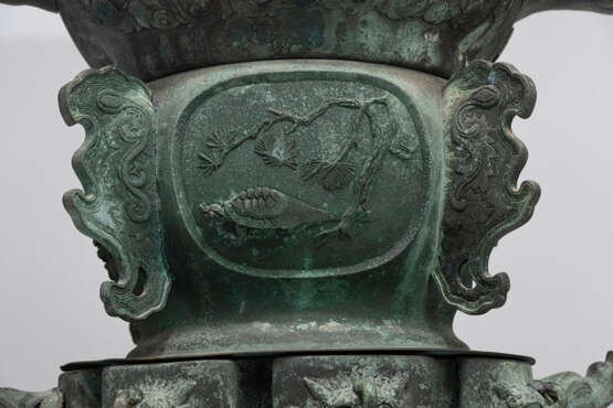 Monumentale Bronze-Vase - photo 7