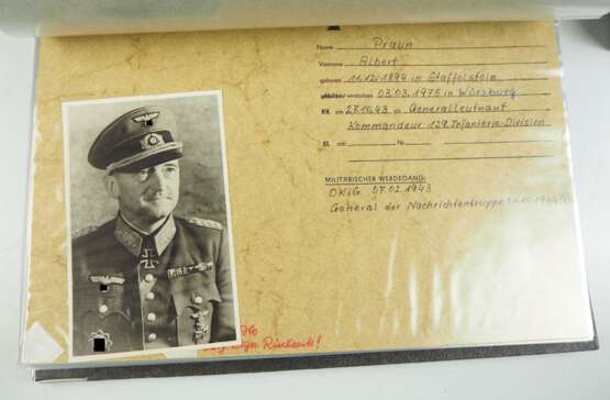 Sammlung von 120 Ritterkreuzträger Autographen und Fotos. - фото 8