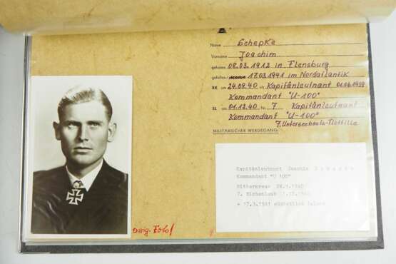 Sammlung von 120 Ritterkreuzträger Autographen und Fotos. - photo 11