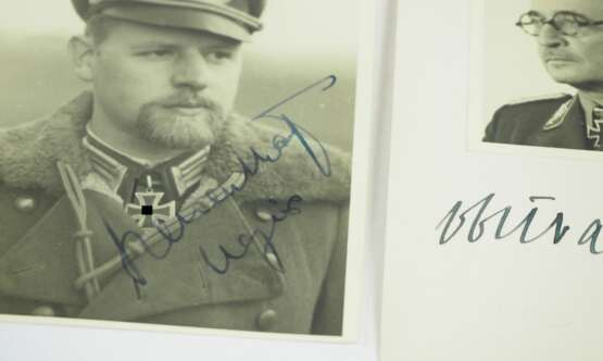 Ritterkreuzträger des Eisernen Kreuezs - Autographen. - Foto 2