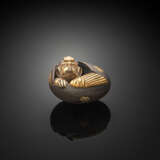 Feines Netsuke des 'Tengu No Tamago' - photo 1