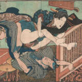 Sammlung von Buchseiten mit 'Shunga'-Szenen von diversen Künstlern - фото 4