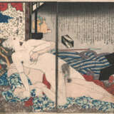 Sammlung von Buchseiten mit 'Shunga'-Szenen von diversen Künstlern - Foto 6