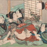 Sammlung von Buchseiten mit 'Shunga'-Szenen von diversen Künstlern - Foto 18