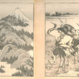 46 Buch-Doppelseiten aus Katsushika Hokusai (1760-1849) - 'Fugaku Hyakkei' - "100 Ansichten des Berges Fuji" - фото 24