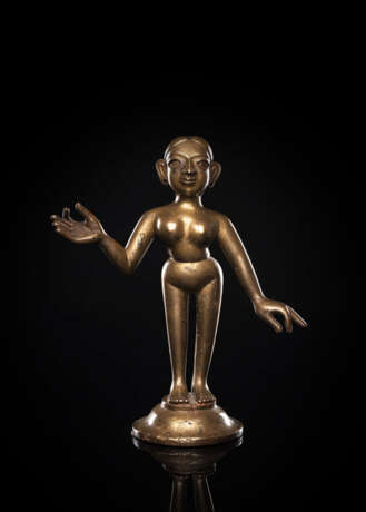 Bronze mit Darstellung einer jungen Frau - Foto 1