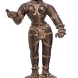 Bronze vermutlich mit Darstellung der Radha - photo 1