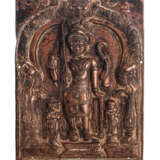 Plakette aus Bronze wohl mit Darstellung des Rama - фото 1