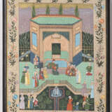 Anonymer Maler im Moghul-Stil auf Seide mit Darstellung einer Palastszene - фото 9