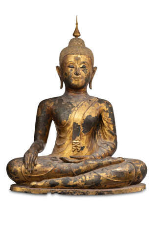Große Bronze des Buddha Shakyamuni - Foto 1