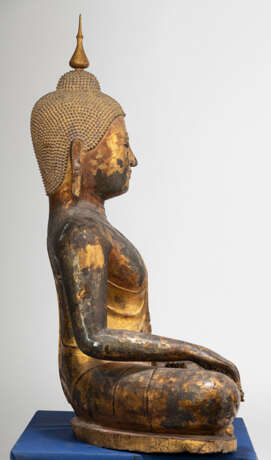 Große Bronze des Buddha Shakyamuni - фото 3