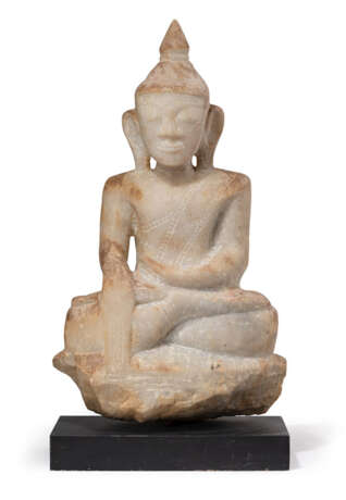 Skulptur des Buddha Shakyamuni aus Alabaster - фото 1