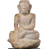 Skulptur des Buddha Shakyamuni aus Alabaster - Foto 1