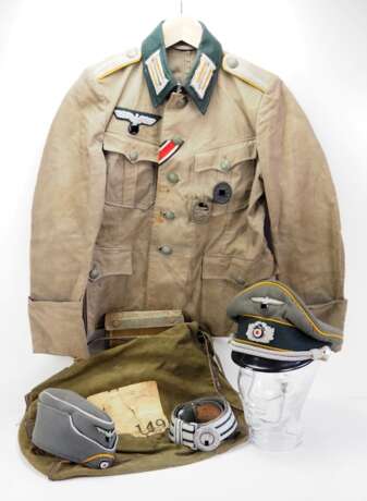 Wehrmacht : Uniform eines Leutnant der Kavallerie. - Foto 1