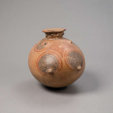 Dekorierte präkolumbische Keramikvase - photo 2