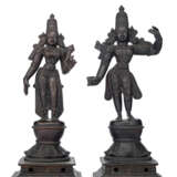 Zwei Bronzen, Rama und Devi - Foto 1
