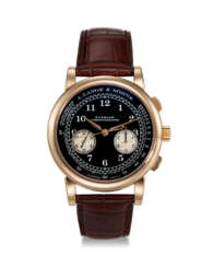 A. LANGE &amp; SOHNE , REF. 401.031, 1815, A VERY FINE AND RARE 18K ROSE GOLD FLYBACK CHRONOGRAPH WRISTWATCH