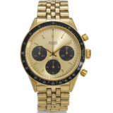 ROLEX, REF. 6264, DAYTONA, A VERY FINE AND RARE 14K YELLOW GOLD CHRONOGRAPH WRISTWATCH WITH CHAMPAGNE DIAL - photo 1