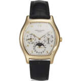 PATEK PHILIPPE, REF. 5040J, A FINE 18K YELLOW GOLD PERPETUAL CALENDAR WRISTWATCH WITH MOON PHASES AND 24 HOUR INDICATOR - Foto 1